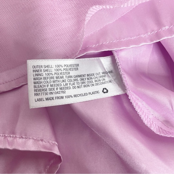 Lot of 2 Skirts - Cat & Jack Size L 10/12 - Pink Tulle Sequin Fruit / chambray - Picture 6 of 11